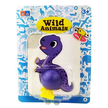 Іграшка заводна "Динозавр" 2030A 15 см (Фіолетовий) фото