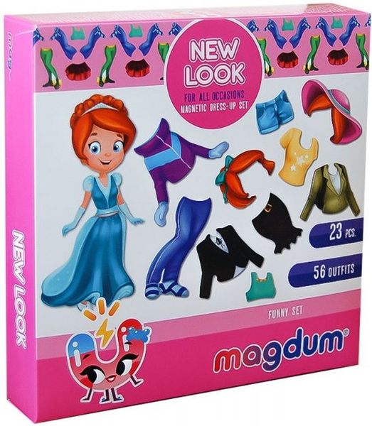Набір магнітів Magdum "Лялька з одягом New look" ML4031-14 EN фото