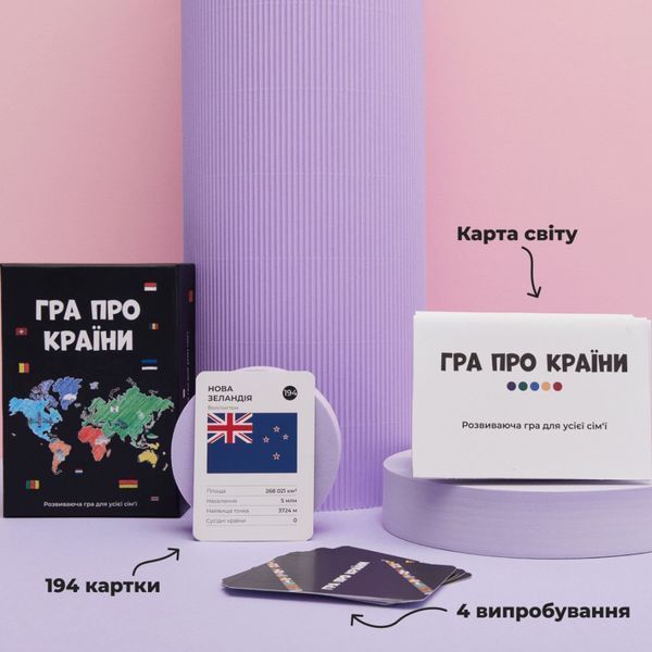 Игра настольная О странах MemoGames 0003MG 194 страны мира фото