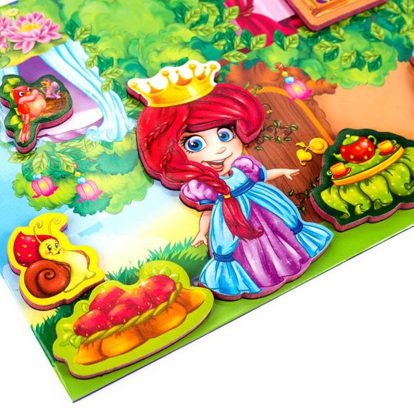 Магнитная игра для детей "Клубничная принцесса" RK2060-03 фото