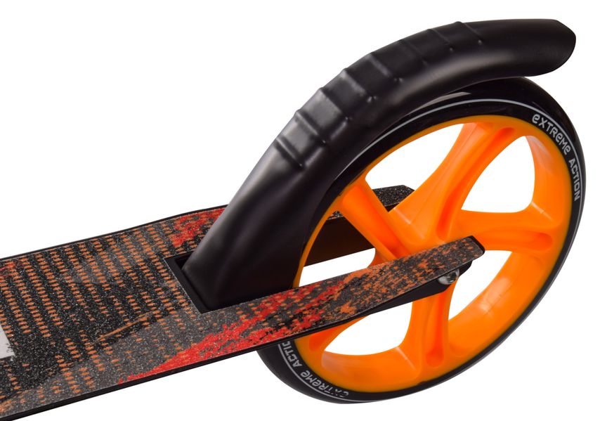 Самокат городской стальной двухколёсный iTrike Extreme Motion ACTION SC21016 (RL7T) (Оранжевый) фото