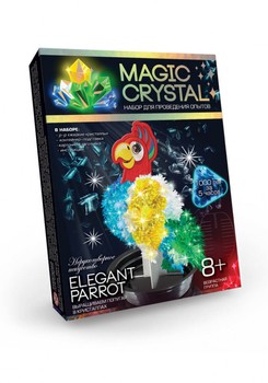 Детский набор для проведения опытов MAGIC CRYSTAL OMC-01 безопасный (Элегантный попугай) фото