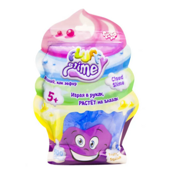 Игровая вязкая масса "Fluffy Slime" FLS-02-01U пакет 500 г фото