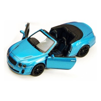 Автомодель легкова BENTLEY CONTINENTAL CONVERTIBLE (2010) 1:38, 5" KT5353W (Синій) фото