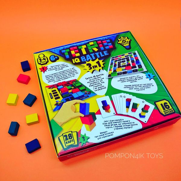 Настільна гра Tetris IQ Battle 3в1, Danko Toys фото