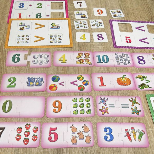 Детская развивающая настольная игра "Цифри" 0475 от 3 лет фото