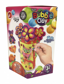Набор шарикового пластилина Bubble Clay BBC-V Ваза (Розовый) фото