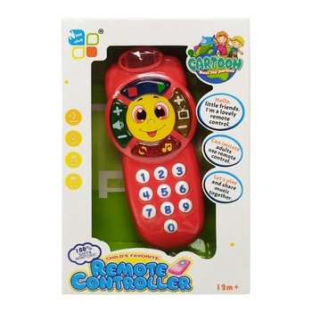 Дитячий мобільний телефон Bambi AE00507 англійською мовою (Червоний) фото