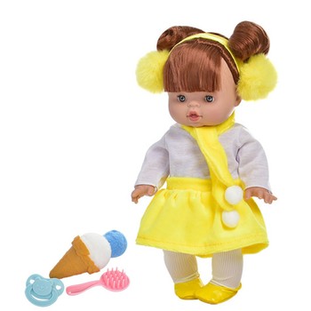 Детская Кукла M 4735 I UA, 32 см, музыкальная с аксессуарами (Желтый) фото