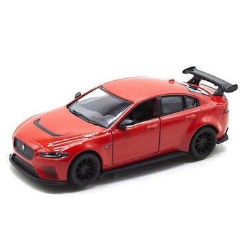 Машинка инерционная "Jaguar XE SV Project 8" KT5416W масштаб 1:36 Красный фото