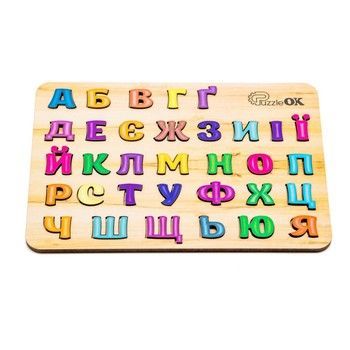 Развивающая деревянная игрушка "Азбука" Арт-11229, 33 элемента A4 фото