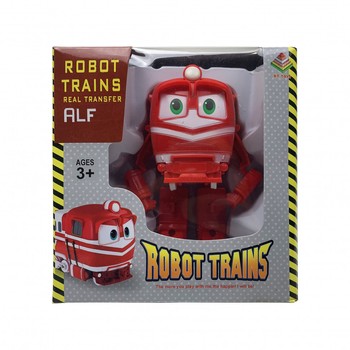 Игрушка Трансформер DT-005 Robot Trains (Красный Альф) фото