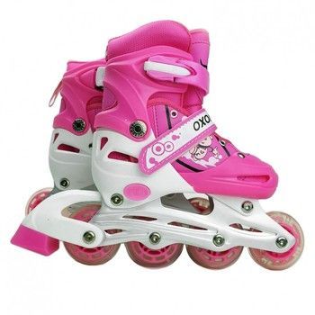 Детские ролики RS17002 размер 31-34 Pink фото
