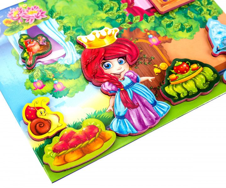 Магнитная игра для малышей "Клубничная принцесса" VT3703-03 от 3-х лет фото