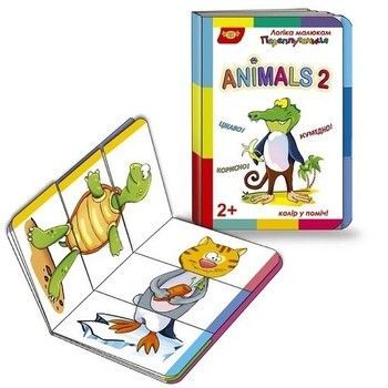 Детская развивающая книжечка "Путаница Animals 2" Мастер 595029 серия Логика малышам фото