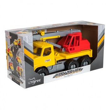 Кран іграшкового автомобіля "міська вантажівка" 39366 зі стрілкою фото