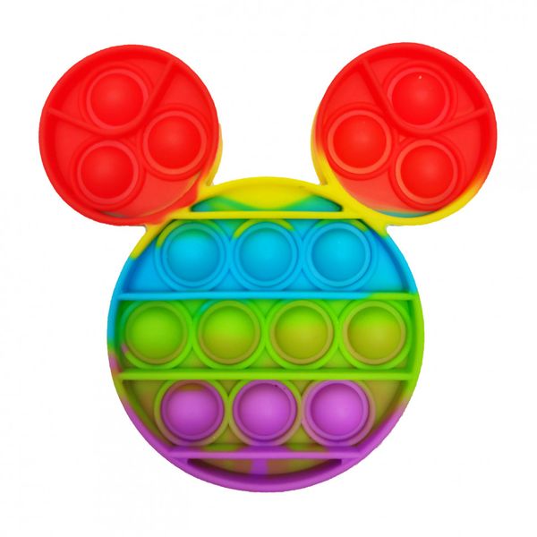 Игрушка-антистресс "POP-IT" PPT-M(Multicolor) Микки Маус Разноцветный фото