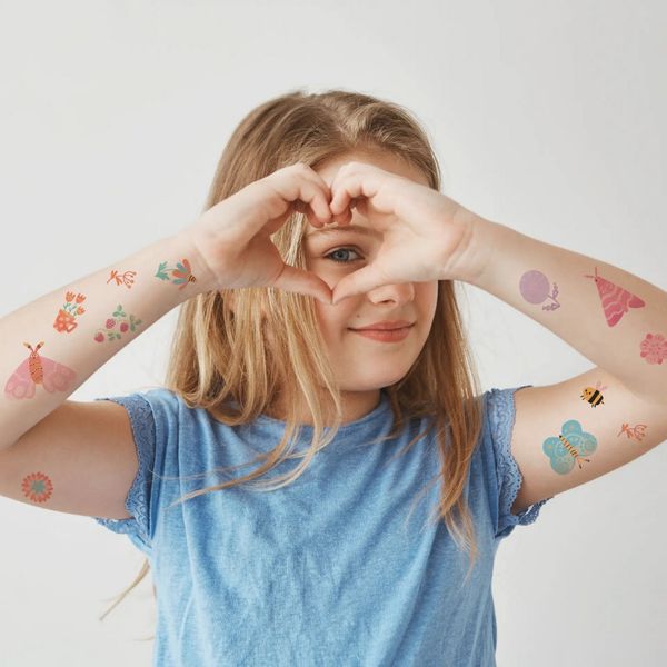 301101 Набір дитячих тимчасових татуювань «Квіткові мрії» фото