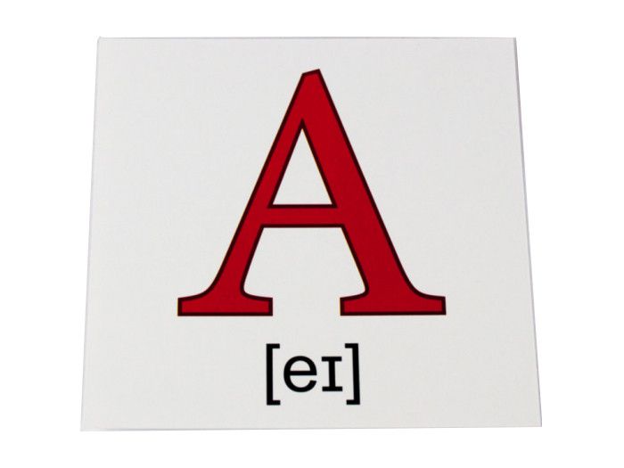 Карточки мини "Английский алфавит" (110х110 мм) ENG 101693 фото