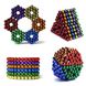 Магнитный неокуб головоломка металлическая 216 шариков (8 цветов) MAG-008-8(Multicolored) фото 2 из 2