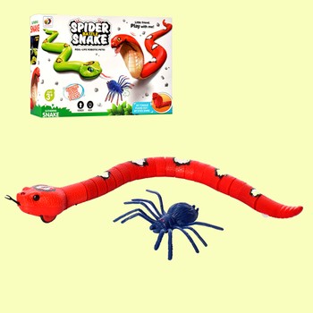 Інтерактивні іграшки змія і павук TT6020C (Червона) фото
