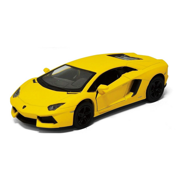 Автомодель легкова LAMBORGHINI AVENTADOR LP 700-4, 5" KT5355W, 1:38 (Жовтий) фото