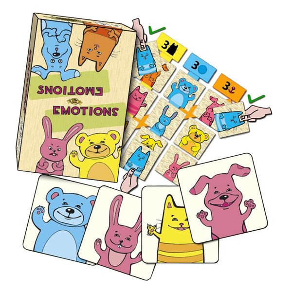 Настільна карткова гра "Emotions" Майстер MKZ0810 склад першим ряд фото