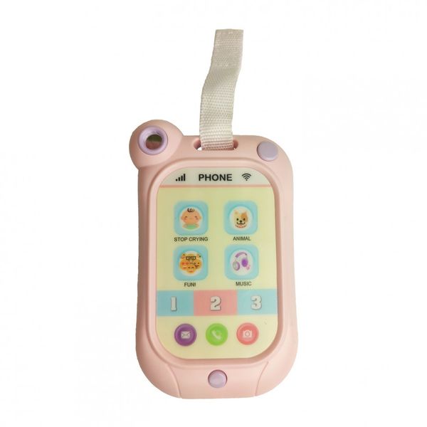 Игрушка мобильный телефон G-A081 интерактивный (Pink) фото