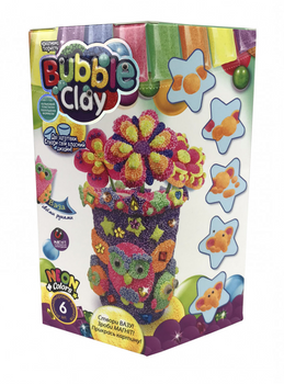 Набор шарикового пластилина Bubble Clay BBC-V Ваза (Бирюзовый) фото