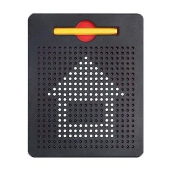 Магнітний планшет "MagPad" TSQ-380B(Black) 21,5см стілус, металеві кульки фото