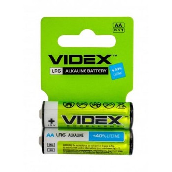 Батарейка щелочная Videx LR6 AA фото
