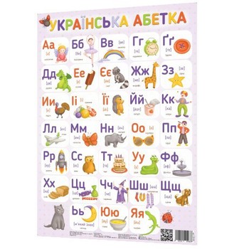 Плакат українського алфавіту 120498 фото