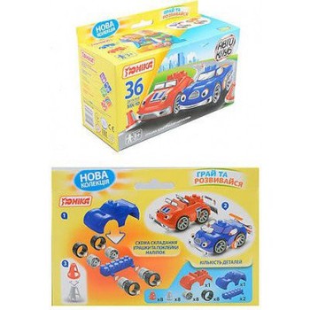 Детская игрушка конструктор “Автоклуб” МК-10 71184, 36 деталей фото