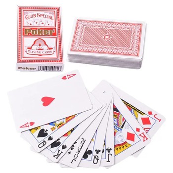 Карти гральні "POKER Club Special", 54 карти CS-54 (Червоний) фото