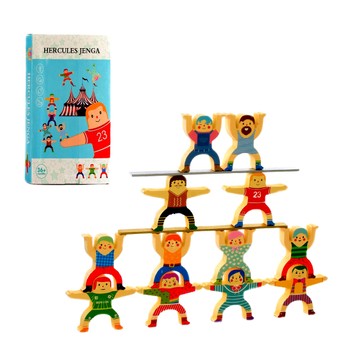Деревянная игрушка балансир Акробаты MD 2826 фото