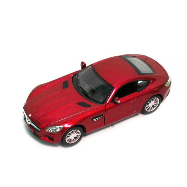 Игрушечная коллекционная модель машинки Mercedes-AMG 5 KT5388W инерционная (Красный) фото