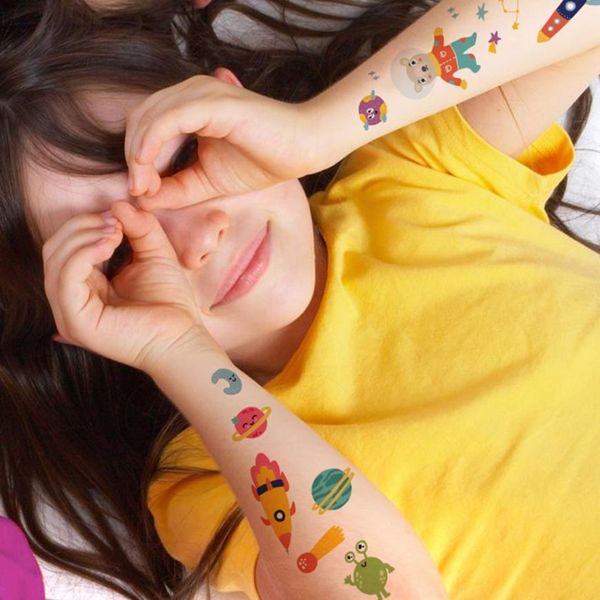 Набір дитячих тимчасових татуювань «Космічні друзі» DoDo Toys 301097 фото