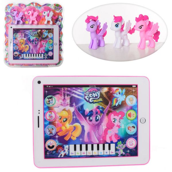 Дитячий розвиваючий планшет Little Pony 679 з фігурками поні в наборі фото