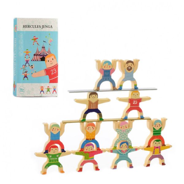 Дерев'яна іграшка балансир Акробати MD 2826 фото
