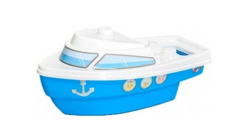 Игрушка для купания "Кораблик" 39379, 3 цвета (Белый) фото