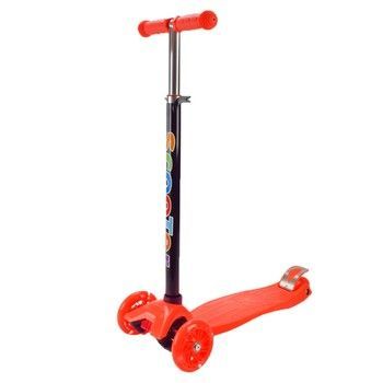 Самокат дитячий 3-х колісний Scooter Maxi SC2401(Orange) колеса що світяться, помаранчевий фото