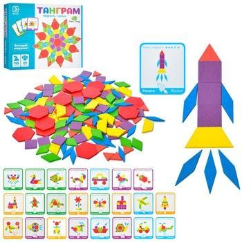 Детская деревянная игрушка "Танграм" MD 2239 фото
