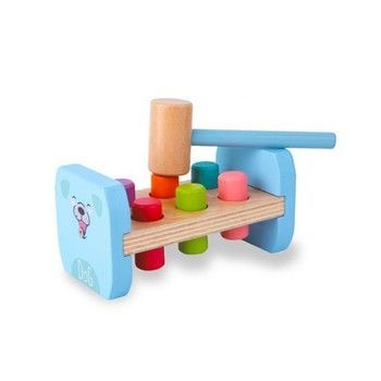 Деревянная игрушка стукачка "Собачка" MD 0839 молоток Собака фото
