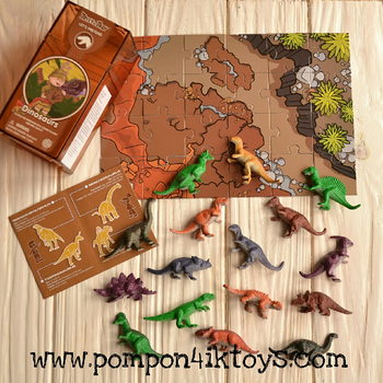 Набір фігурок тварин Dinosaurs (Динозаврики) фото