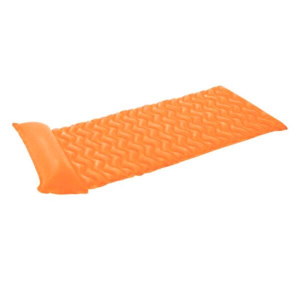 Надувной матрас для плавания intex 58807 с подушкой (Оранжевый) фото