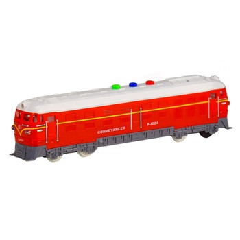 Игрушечная модель поезда 7792A инерционный (Красный) фото