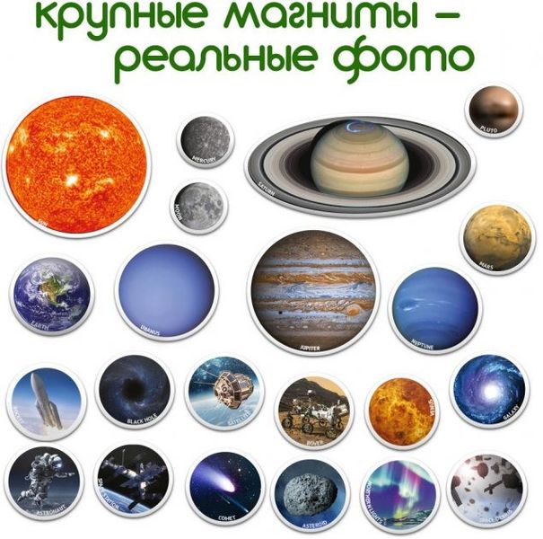 Набір магнітів Magdum "Світ космосу" ML4031-22 EN фото