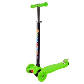 Самокат дитячий 3-х колісний Scooter Maxi SC2401(Green) колеса що світяться, зелений фото