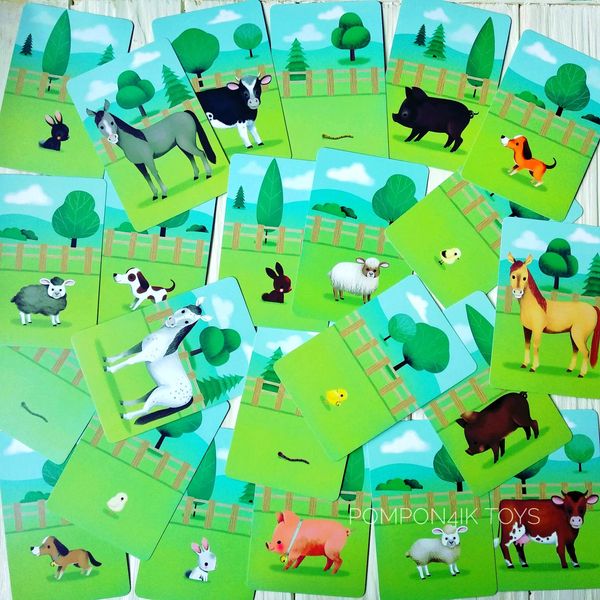 Карткова гра для дітей Ферма, Janod фото