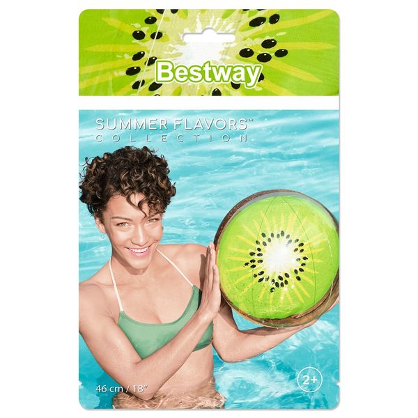 Надувной пляжный мяч Фрукты Bestway 31042 (Киви) фото
